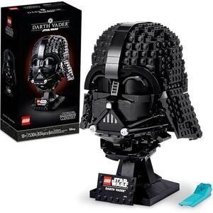 LEGO Star Wars Darth Vader Helmet Building Set Collectible Model Kit for Adults